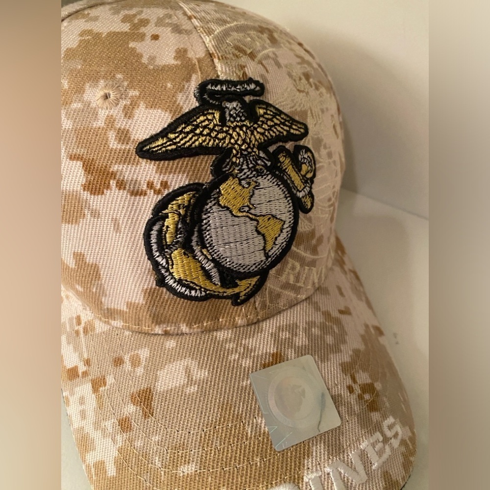 U.S. Marines Corps Official Licensed Emblem Baseball Cap 3D Embroidery Hat Visor - Picture 3 of 10